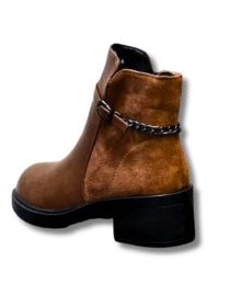 بوت جلد وشامواه انيق