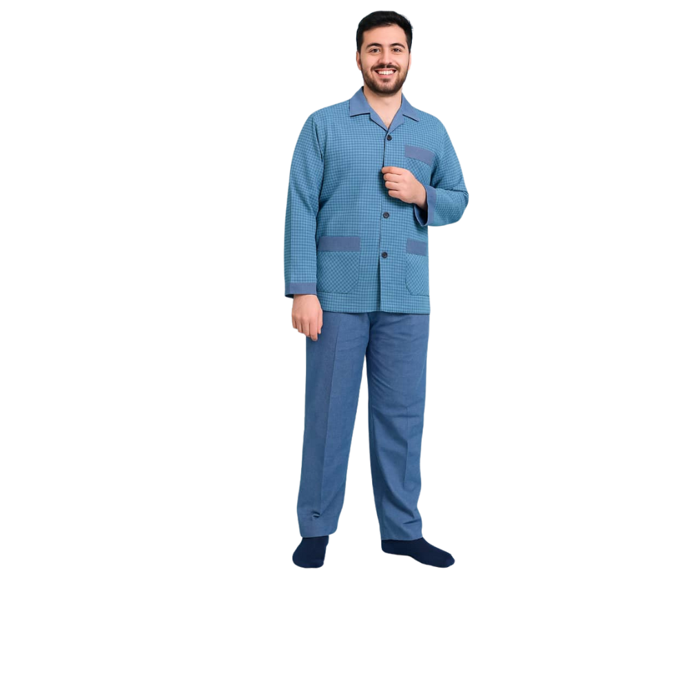 بجامة رجالي ازرار