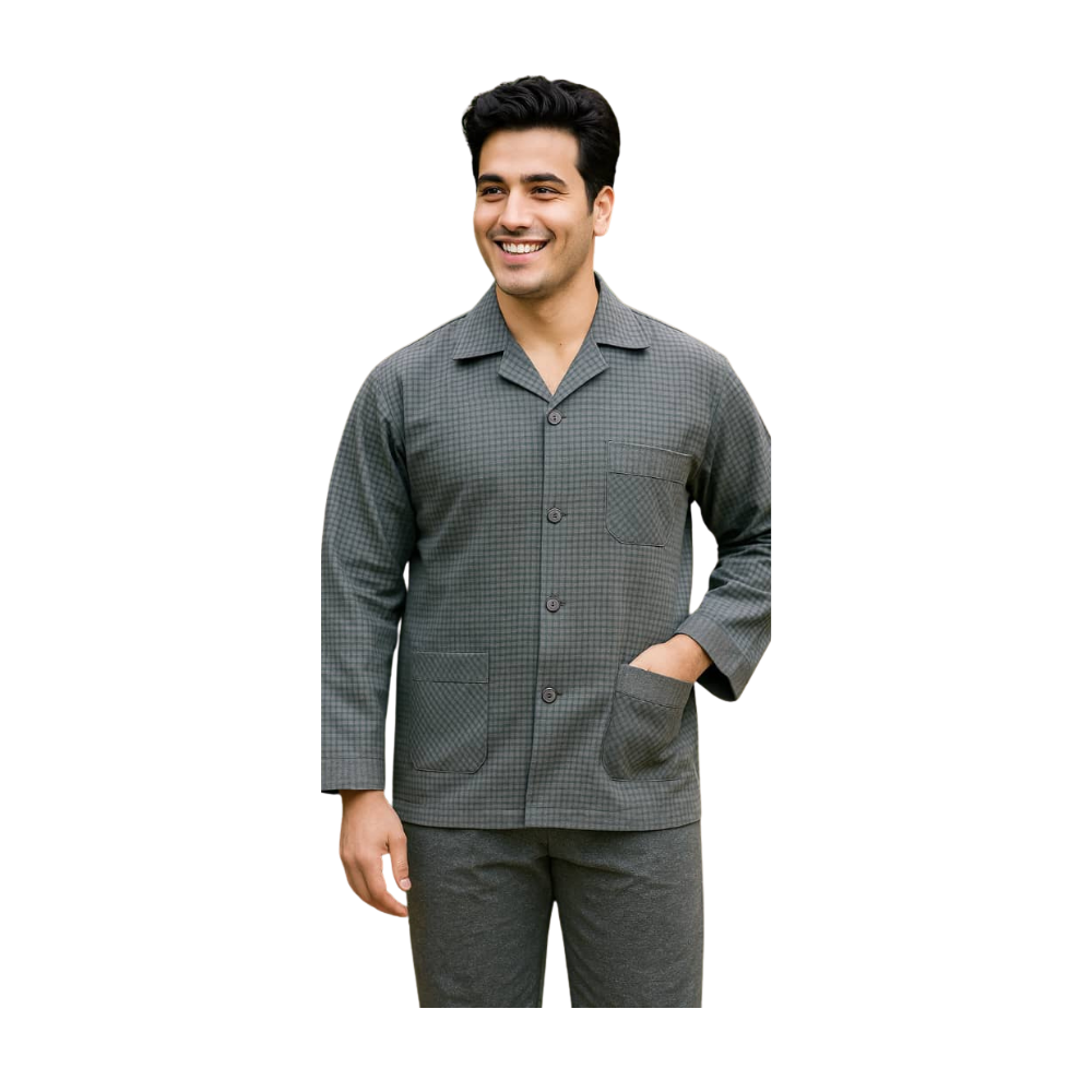 بجامة رجالي ازرار