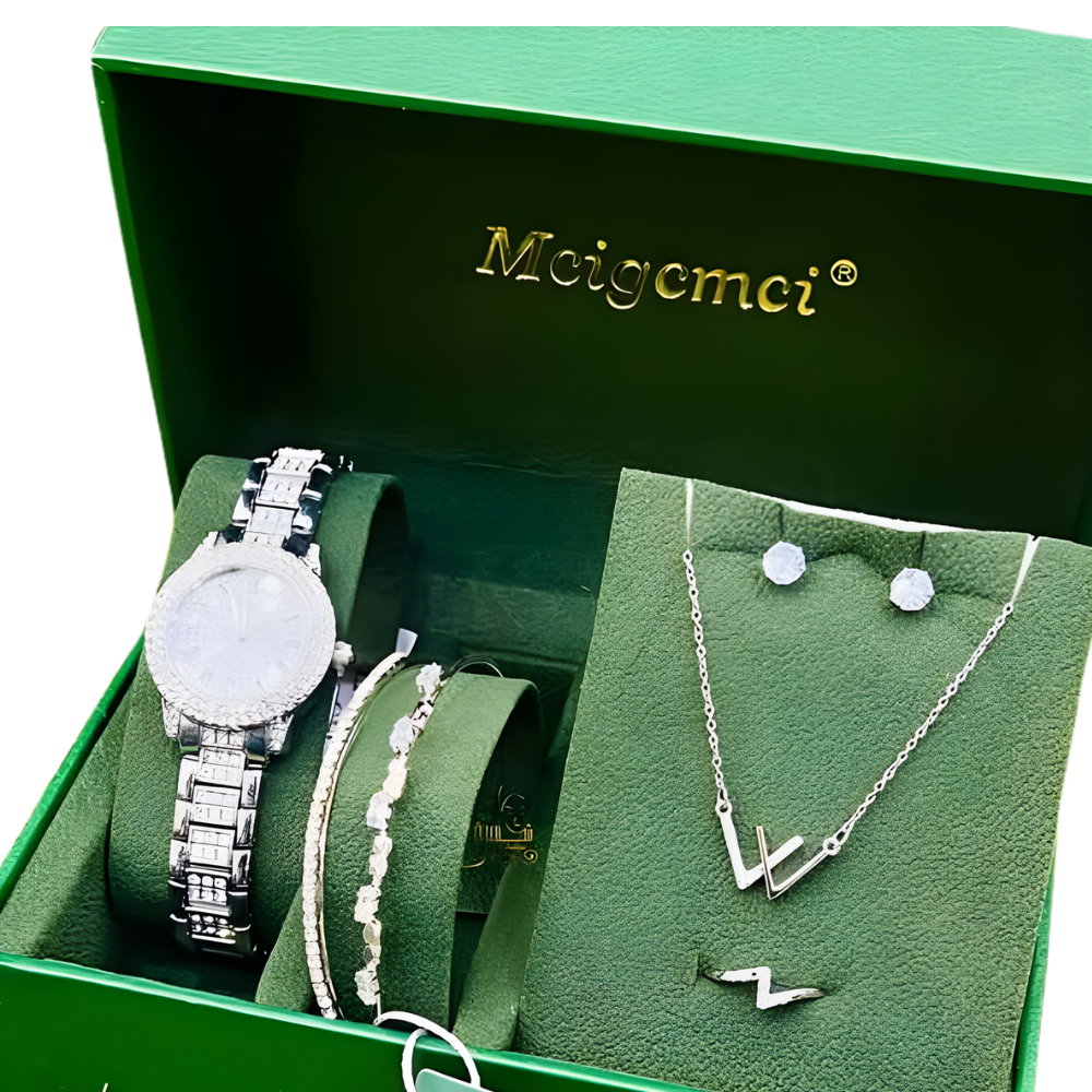 ساعة -اسوارة -حلق-خاتم-سنسال