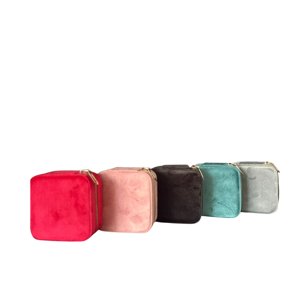 علبة تنظيم اكسسوار مخمل